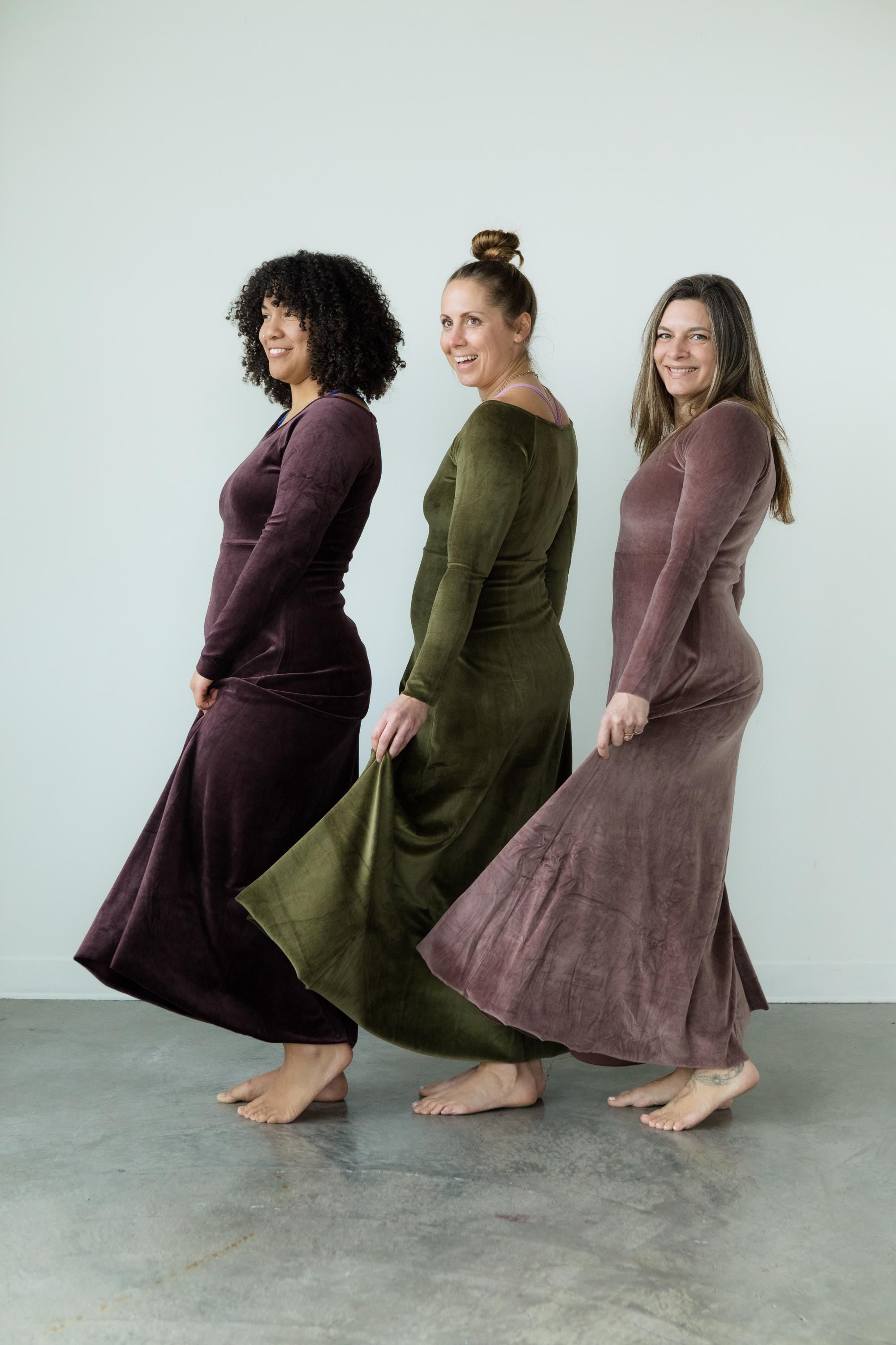 Velvet Isabella Dress - Organic Cotton Velvet Maxi Dress - Empire waist Maxi Dress Boudreaux / Size L Velvet Isabella Dress - Organic Cotton Velvet Maxi Dress - Empire waist Maxi Dress Boudreaux / Size L