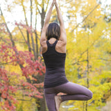Yogini Tank Top - yoga top - stretchy long racer back tank top
