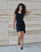 Maria Dress - T-shirt dress- cap sleeve dress with pockets - organic cotton summer dress with pockets