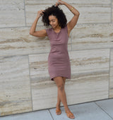 T-shirt dress - Maria Dress - cap sleeve dress with pockets - organic cotton summer dress with pockets