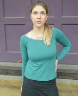 Leilani Long Sleeve - organic cotton scoop neck full sleeve top