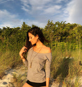 Leilani Long Sleeve - organic cotton scoop neck full sleeve top