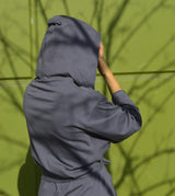 Organic cotton robe - lightweight cotton robe - wrap dress - hooded robe