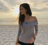 Leilani Long Sleeve - organic cotton scoop neck full sleeve top