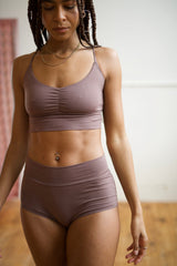 Organic Cotton Unders Set - Bralette and Underwear Set - soft organic cotton underwear + bra set