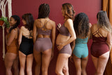 Size L - Organic cotton super soft high waisted underwear
