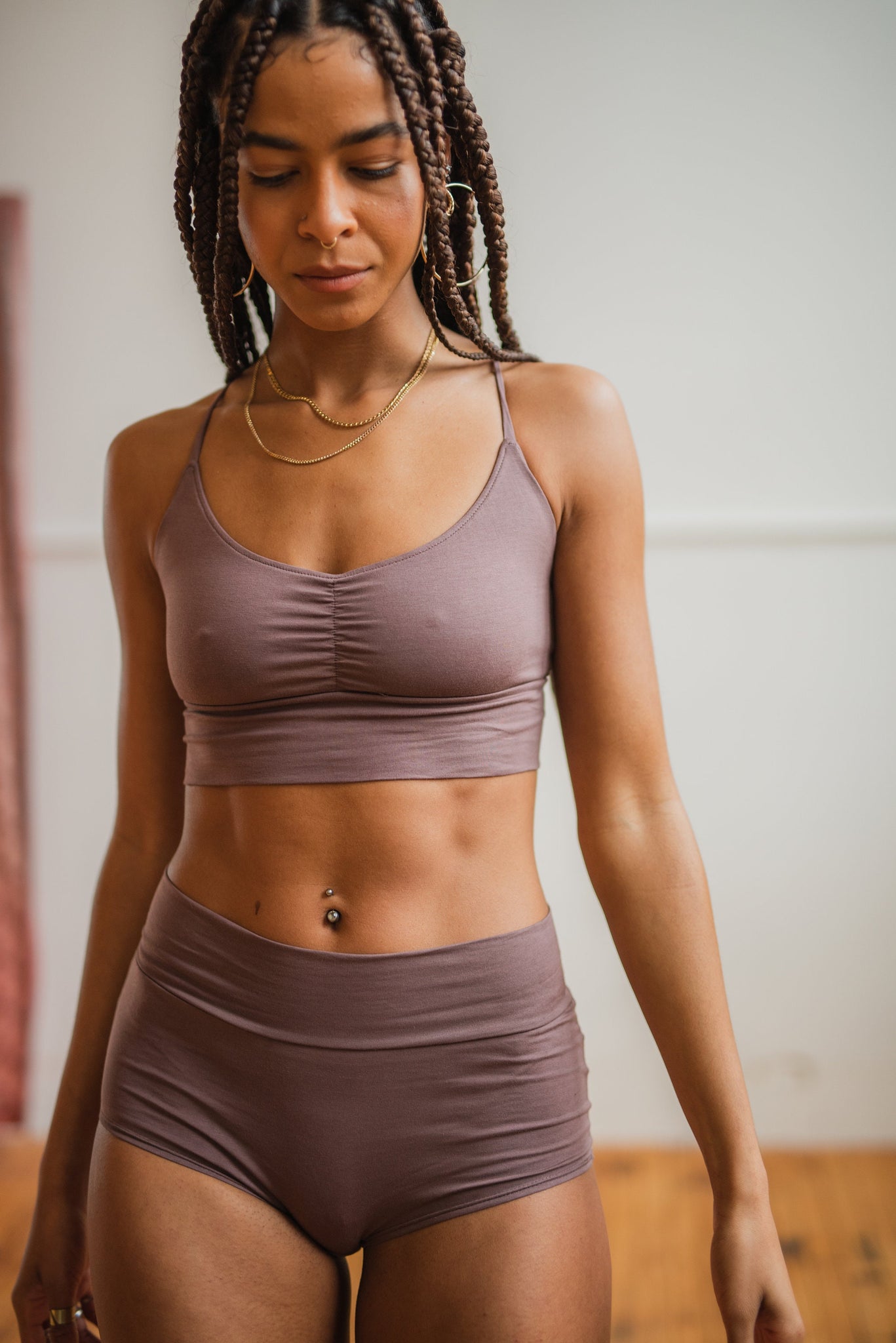 SIZE M - soft comfortable organic cotton underwear - high waisted