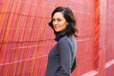 Maya Dress - turtleneck organic cotton fleece tunic dress with pockets - high neck cozy winter dress