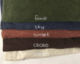 Organic Cotton turtleneck - High neck soft long sleeve - winter layer