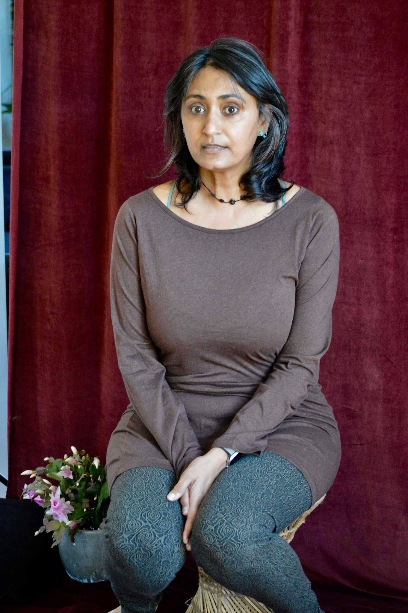 Layla Long Sleeve - scoop neck long sleeve organic cotton tunic
