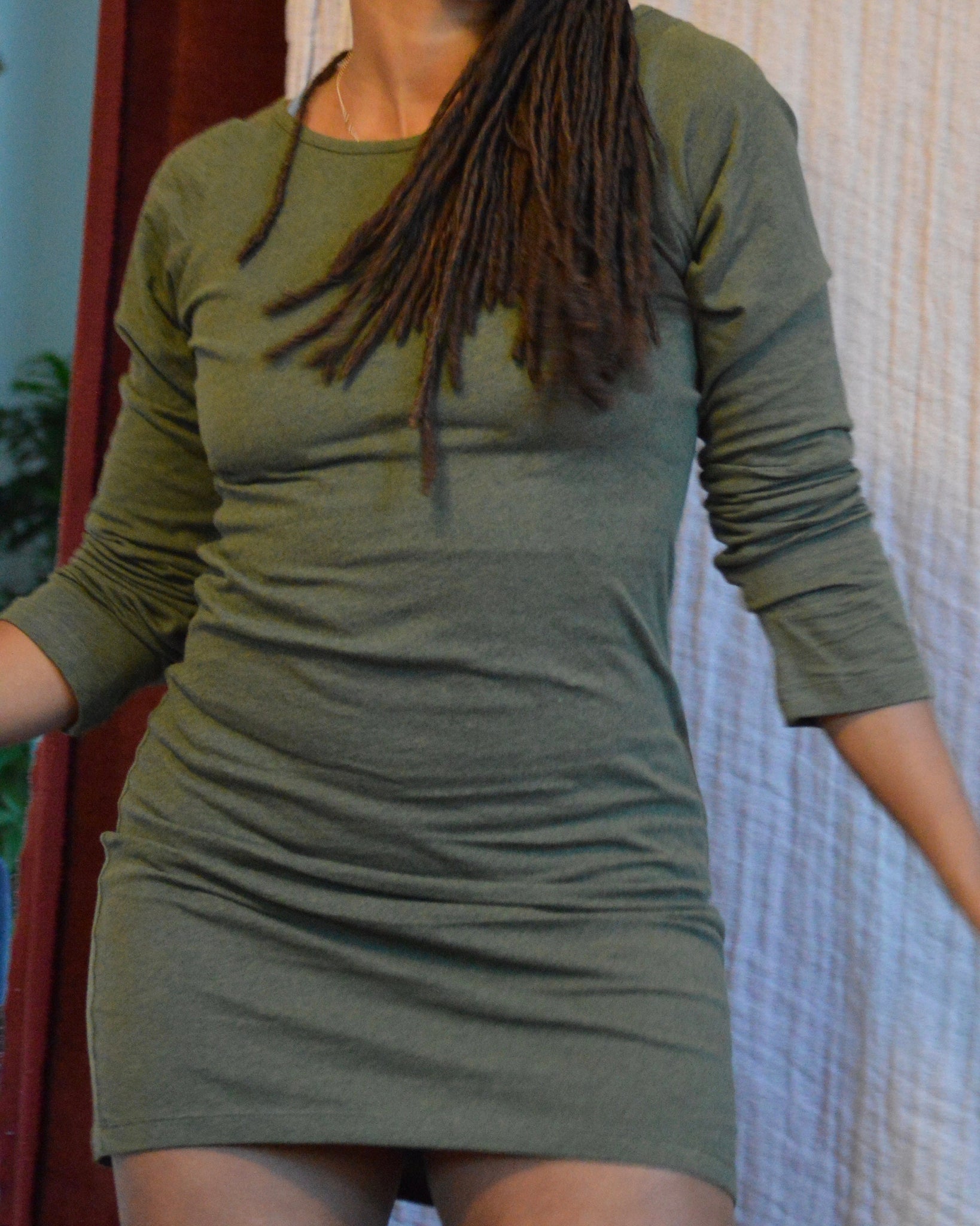 Layla Long Sleeve - scoop neck long sleeve organic cotton tunic
