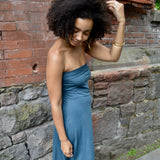 Bell Skirt- convertible skirt/dress - roll over waist skirt - organic cotton skirt