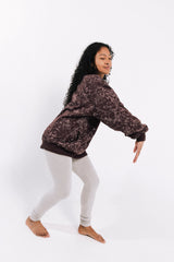 Cosmic Chaos Nova Sweatshirt - Organic Cotton Full Fabric Print Sweatshirt with Pockets