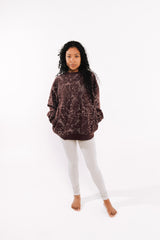 Cosmic Chaos Nova Sweatshirt - Organic Cotton Full Fabric Print Sweatshirt with Pockets