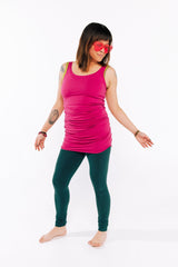 Tank top dress - organic cotton stretchy tank top dress