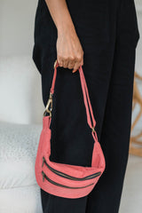 Twill Fanny Pack - Stonewashed Cotton Twill with Antique Bronze Fixings