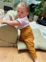 Organic Cotton baby pants - stretchy pants for little legs - soft baby pants