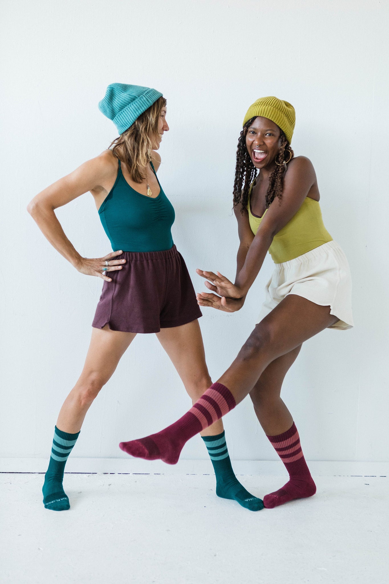 Acacia Shorts - Organic Cotton Knit Corduroy Shorts with Back Pocket - 100% organic cotton