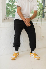 Corduroy Komodo Joggers - Organic Cotton Knit Corduroy Joggers with deep pockets and drawstring waist