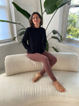 Viajera Sweater - High neck with pockets made from 100% organic cotton - full sleeve