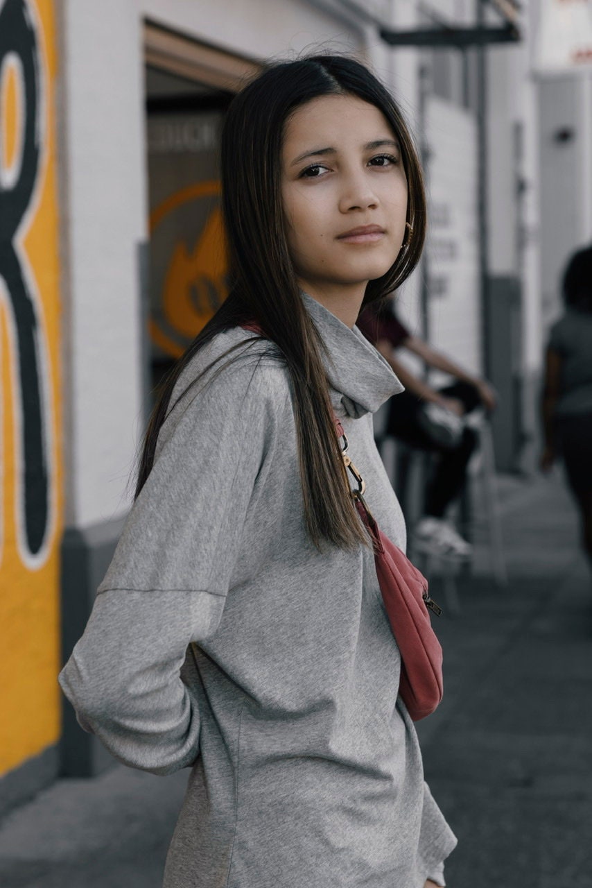 Organic Cotton turtleneck - High neck soft long sleeve - winter layer