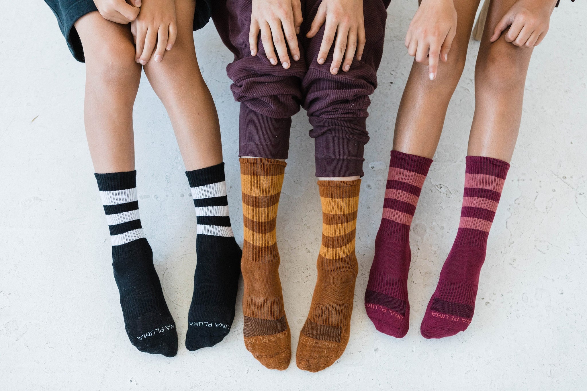 Organic Cotton Crew Socks - Packs of soft and breathable tall socks