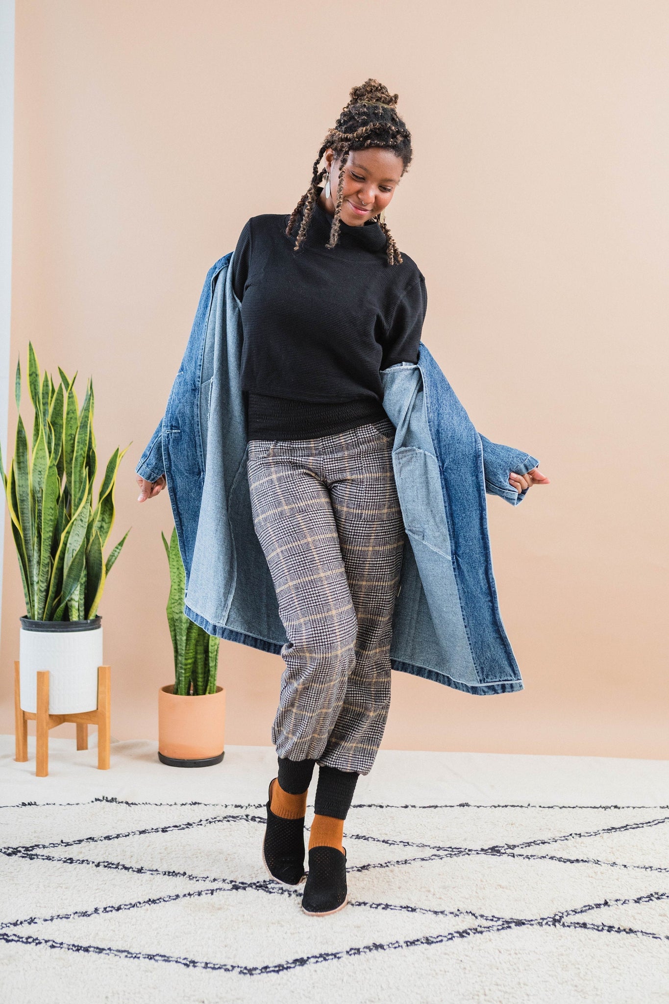 Wool Pants - Limited Edition wool pants with pockets a stretchy waist band and extra long cuffs