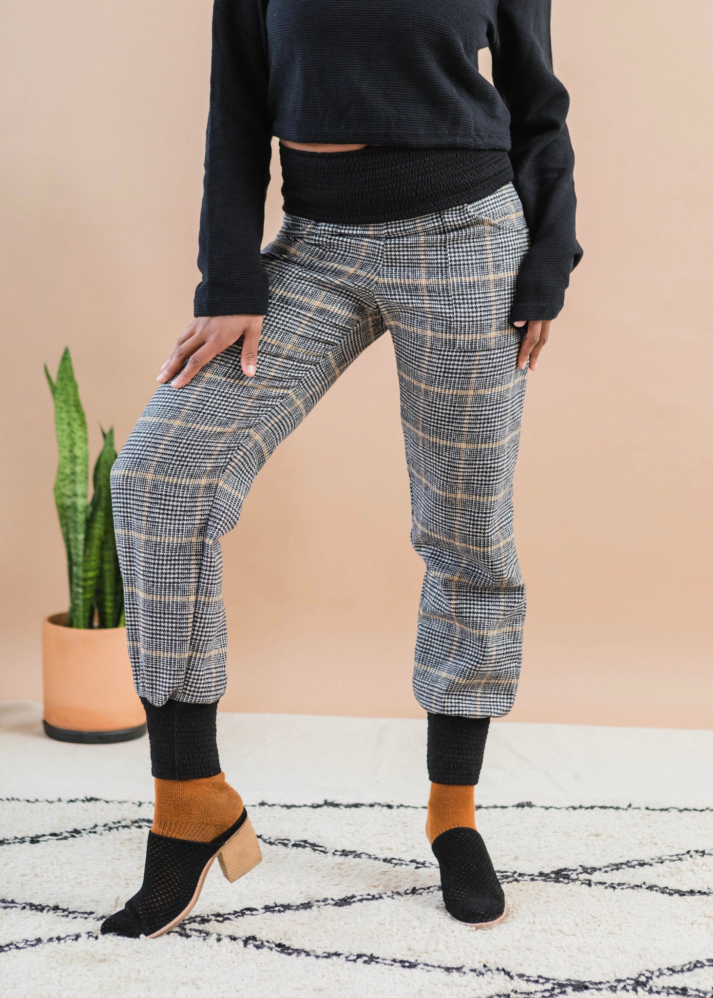 Wool Pants - Limited Edition wool pants with pockets a stretchy waist band and extra long cuffs