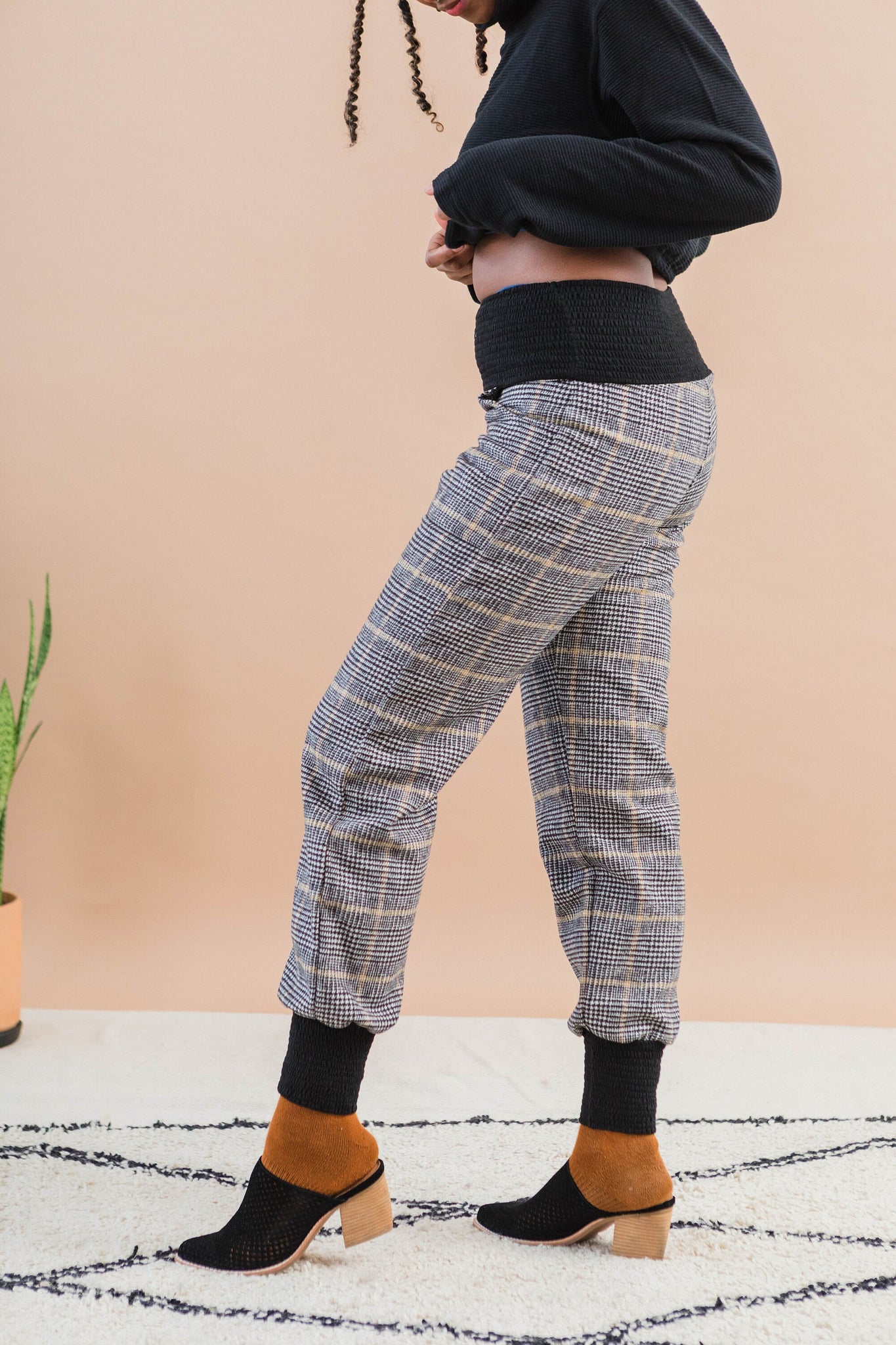 Wool Pants - Limited Edition wool pants with pockets a stretchy waist band and extra long cuffs