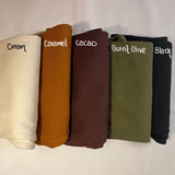 Raya Leggings - Organic rib lycra leggings - solid thick stretchy organic cotton leggings in earthy colors