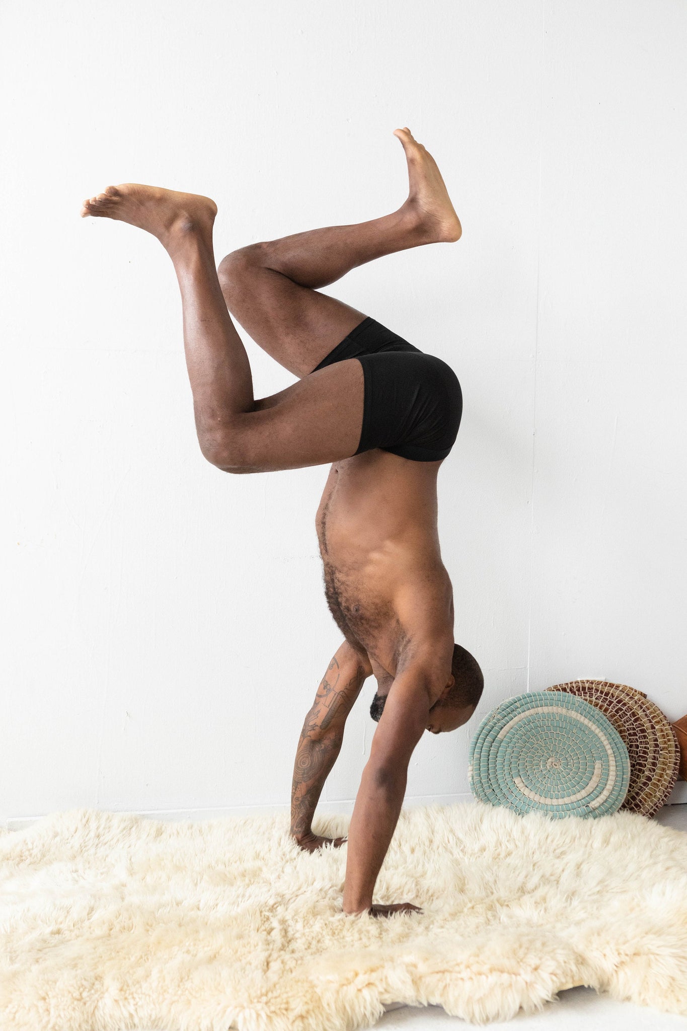 Organic Cotton Boxer Briefs - Single pair of men’s underwear - Natural fiber underwear