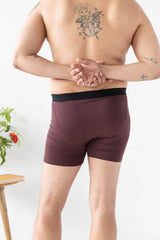 Organic Cotton Boxer Briefs - Single pair of men’s underwear - Natural fiber underwear
