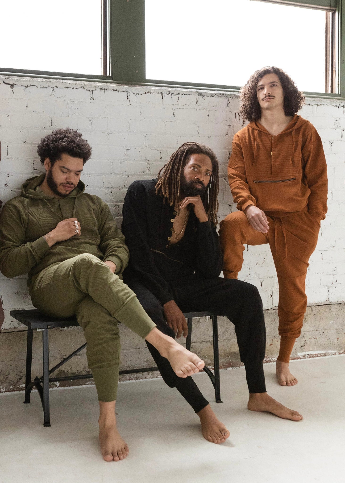 Corduroy Komodo Joggers - Organic Cotton Knit Corduroy Joggers with deep pockets and drawstring waist