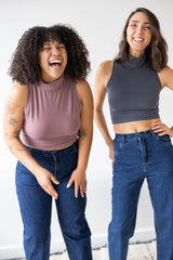 Stonewashed Jeans Número Uno - organic cotton indigo dyed chemical free denim - high waisted comfortable fit