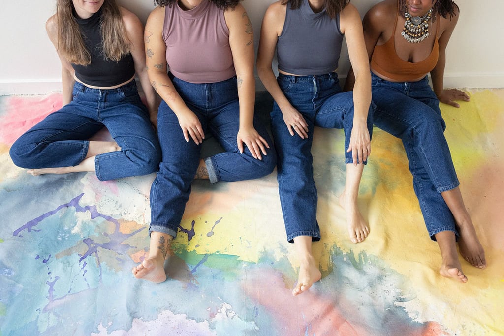 Stonewashed Jeans Número Uno - organic cotton indigo dyed chemical free denim - high waisted comfortable fit