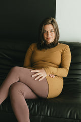 Ella Long Sleeve - 100% organic cotton soft cozy tunic length long sleeve top