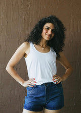 Sol top - lightweight super soft summer tank top made from organic cotton and tencel