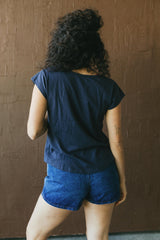Serene Shirt - Organic cotton scoop neck t shirt - organic slub jersey