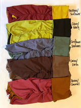Ruched reversible mini skirt - high waisted mini skirt - two in one mini skirt