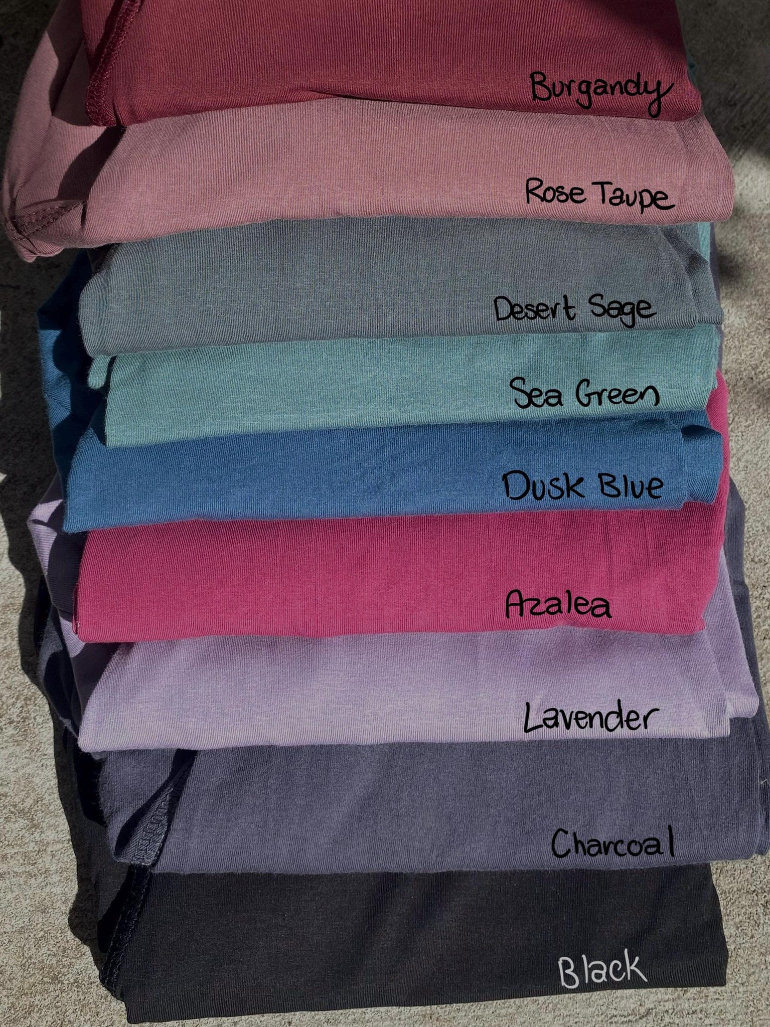 Sundara Leggings - organic cotton high waisted ankle length leggings - yoga leggings - natural fiber leggings