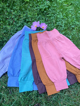 Organic Cotton baby pants - stretchy pants for little legs - soft baby pants
