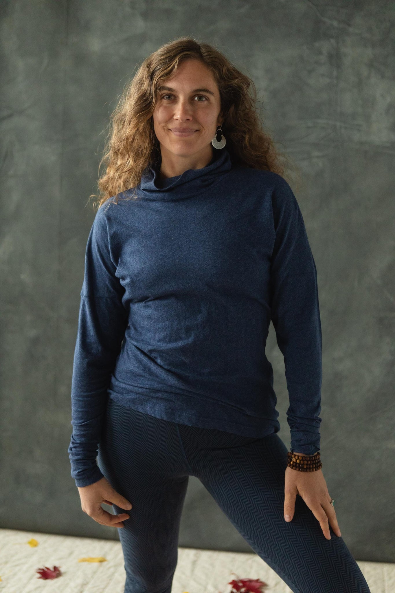 Organic Cotton turtleneck - High neck soft long sleeve - winter layer
