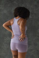 Yogini Top 2.0 - organic cotton racerback tank top made from thick and stretchy fabric