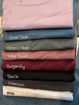 Yogini Top 2.0 - organic cotton racerback tank top made from thick and stretchy fabric