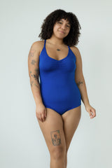 Organic Cotton Bodysuit - sleeveless strappy bodysuit - leotard