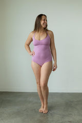 Organic Cotton Bodysuit - sleeveless strappy bodysuit - leotard