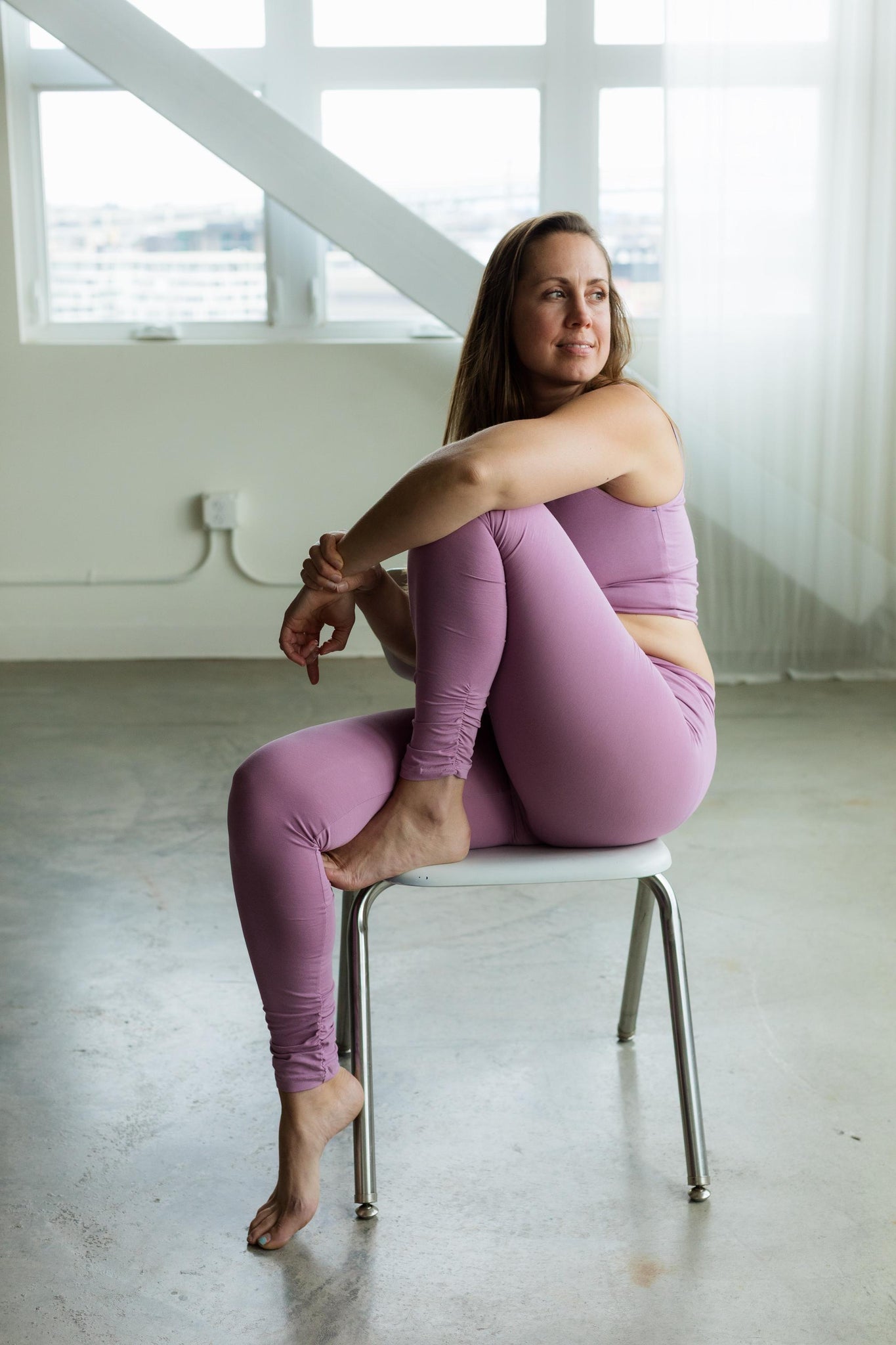 Organic cotton leggings *new colors * ruched ankle leggings - super soft leggings