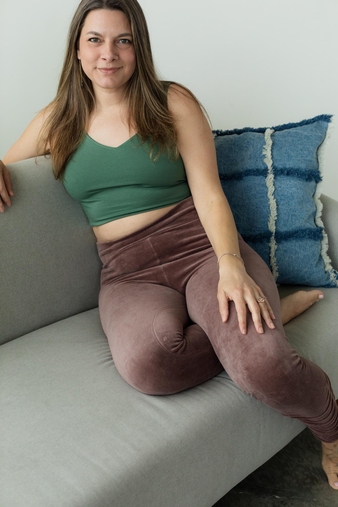 Vinyasa Top - Reversible crop top - front and back v-neck - bralette - yoga top