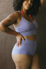 Size L - Organic cotton super soft high waisted underwear