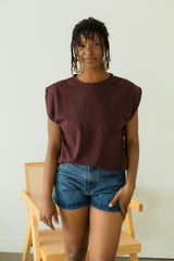 Jean Shorts - Organic cotton stonewashed denim shorts with four pockets - Front and back pockets - real jean shorts - dark wash denim shorts
